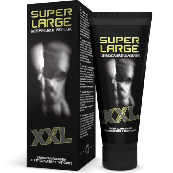 CREME DE MASSAGEM E ELASTIZAÇÃO PARA PÊNIS SUPER LARGE XXL 75 ML