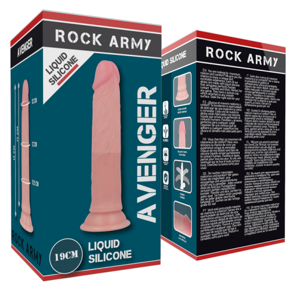 ROCKARMY - ARNÊS + DILDO SILICONE LÍQUIDO PREMIUM AVENGER 19CM - Image 7