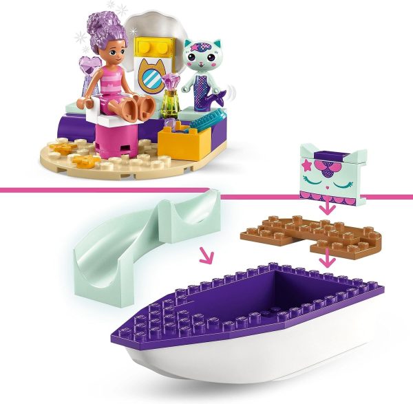 LEGO 10786 BARCO Y SPA DE GABBY DOLL HOUSE Y SIREGATA - Image 4