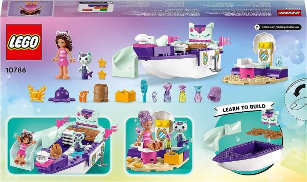 LEGO 10786 BARCO Y SPA DE GABBY DOLL HOUSE Y SIREGATA - Image 6