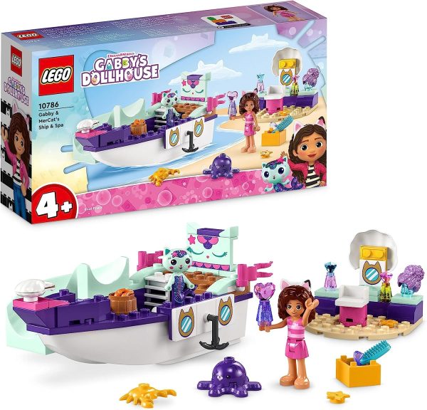LEGO 10786 BARCO Y SPA DE GABBY DOLL HOUSE Y SIREGATA