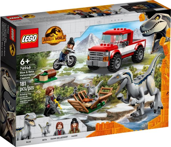 LEGO JURASSIC WORLD CAPTURA DE BLUE Y BETA