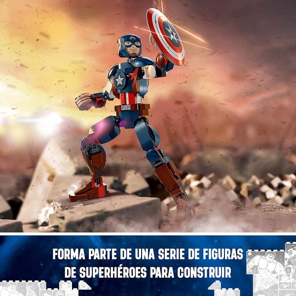 LEGO MARVEL FIGURA PARA CONSTRUIR: CAPITAN AMERICA - Image 5