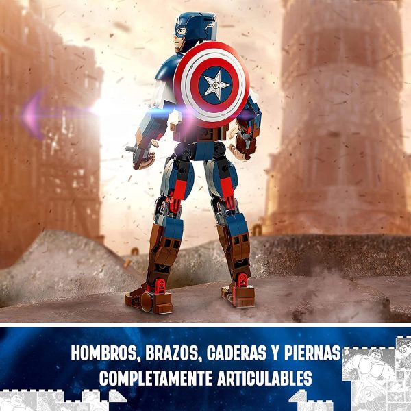 LEGO MARVEL FIGURA PARA CONSTRUIR: CAPITAN AMERICA - Image 7