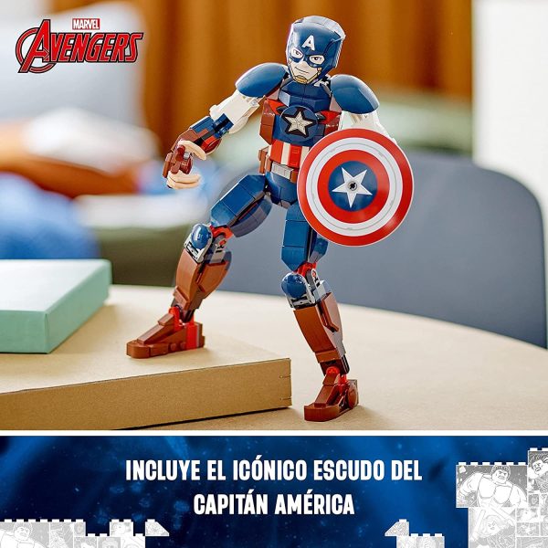 LEGO MARVEL FIGURA PARA CONSTRUIR: CAPITAN AMERICA - Image 8