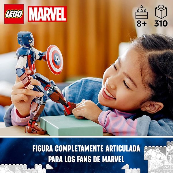 LEGO MARVEL FIGURA PARA CONSTRUIR: CAPITAN AMERICA - Image 9