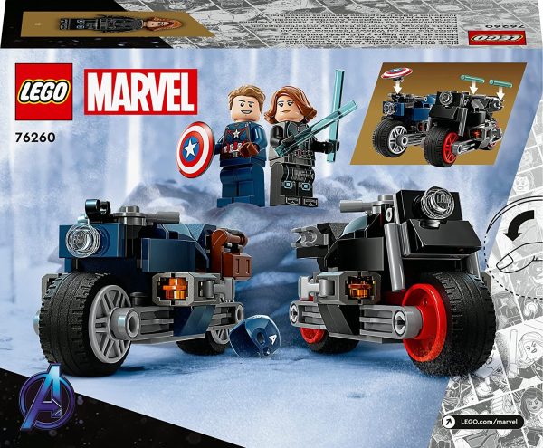 LEGO MARVEL MOTOS DE VIUDA NEGRA Y EL CAPITAN AMERICA - Image 2