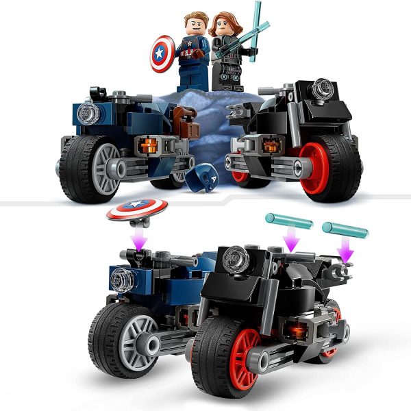 LEGO MARVEL MOTOS DE VIUDA NEGRA Y EL CAPITAN AMERICA - Image 4