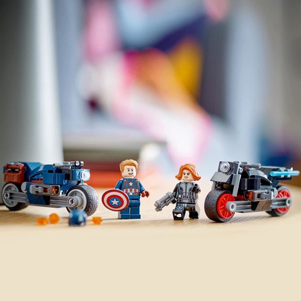 LEGO MARVEL MOTOS DE VIUDA NEGRA Y EL CAPITAN AMERICA - Image 5