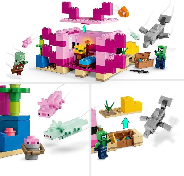LEGO MINECRAFT 21247  LA CASA - AJOLOTE - Image 5