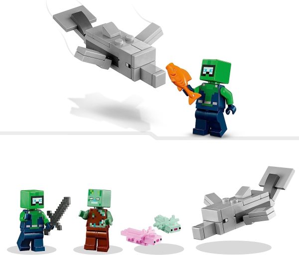 LEGO MINECRAFT 21247  LA CASA - AJOLOTE - Image 6
