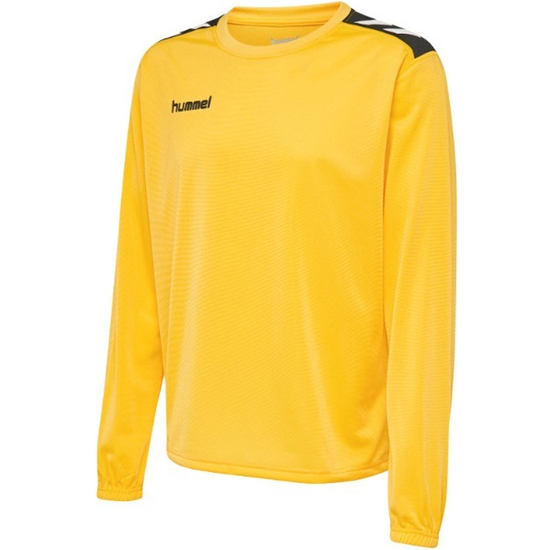 SUDADERA HUMMEL® AMARILLO 100% POLIÉSTER