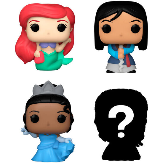 BLISTER 4 FIGURAS BITTY POP DISNEY PRINCESAS ARIEL - Image 2