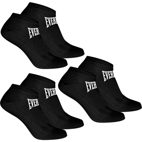SET DE 3 PARES DE CALCETINES EVERLAST NEGROS TALLA