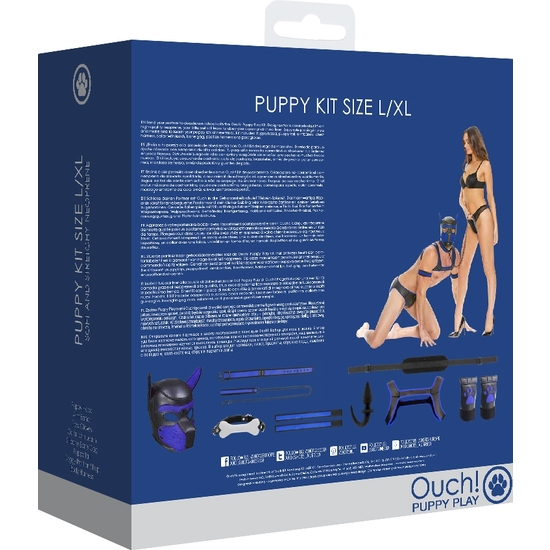 OUCH PUPPY PLAY - PUPPY KIT NEOPRENO - AZUL - Image 3