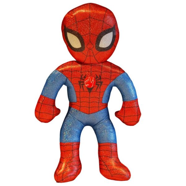 PELUCHE SPIDERMAN 100TH DISNEY GLITTER CON SONIDO 28CM