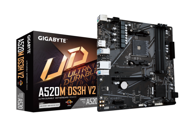 PLACA BASE GIGABYTE A520M DS3H V2 AM4 MATX 4XDDR4