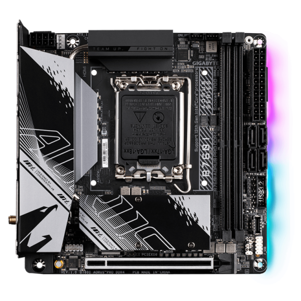 PLACA BASE GIGABYTE B760I AORUS PRO 1700 MITX 2XDDR4