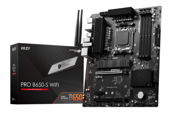 PLACA BASE MSI PRO B650-S WIFI AM5 ATX 4XDDR5