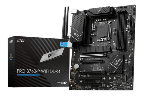 PLACA BASE MSI PRO B760-P WIFI 1700 ATX 4XDDR4