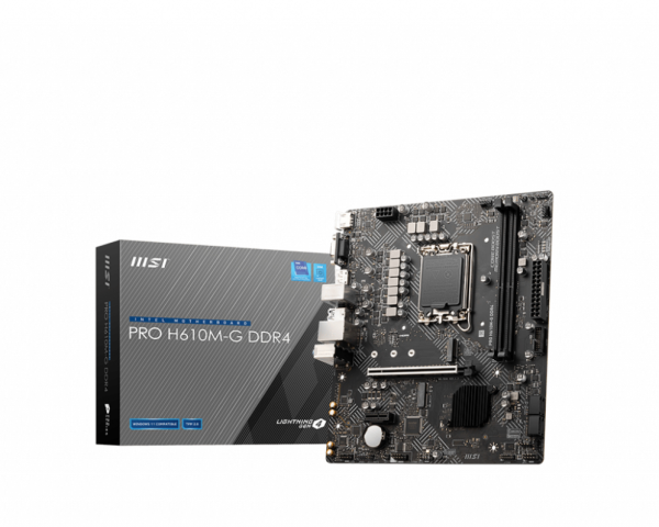 PLACA BASE MSI PRO H610M-G D4 1700 MATX 2XDDR4