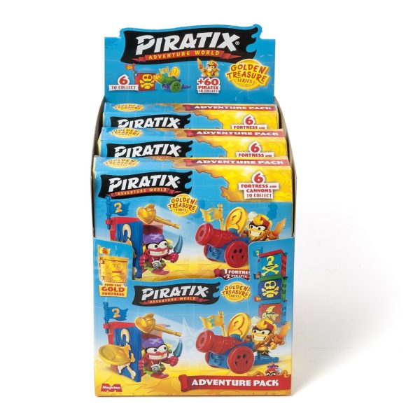 DISPLAY 6 ADVENTURE PACK PIRATIX GOLDEN TREASURE