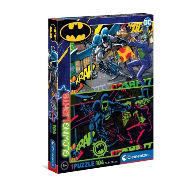 PUZZLE 104 PZAS BATMAN GLOWING LIGHT