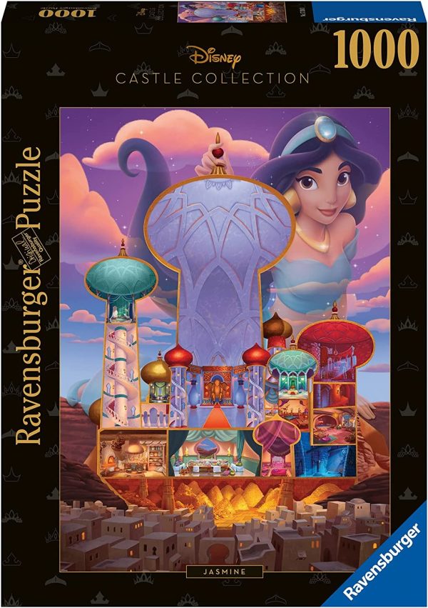 PUZZLE DISNEY CASTLES JASMINE 1000 PIEZAS - Image 3