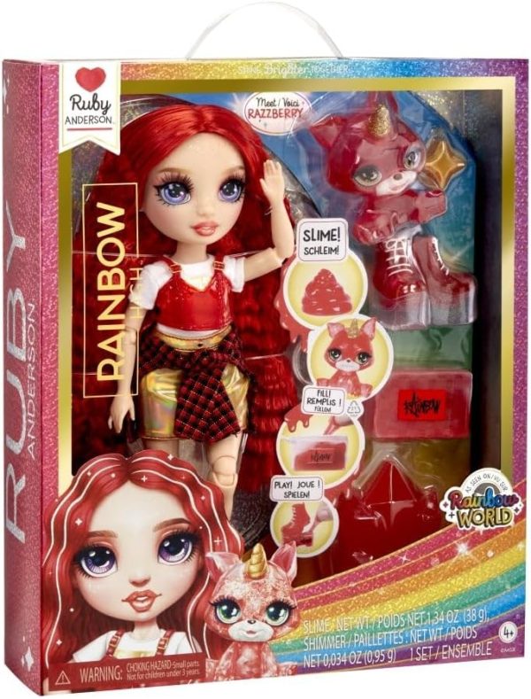 RAINBOW HIGH - MUÑECA RAINBOW WORLD - RUBY