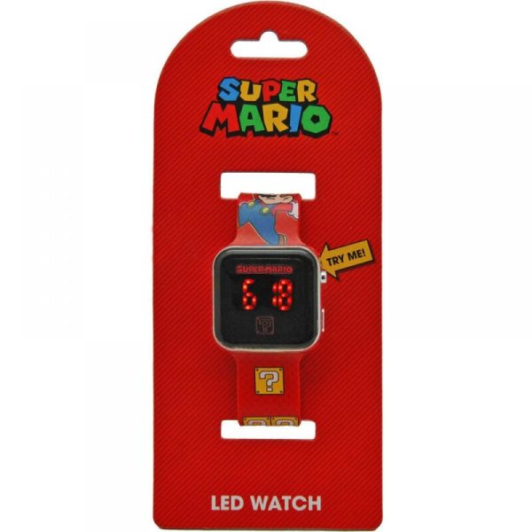RELOJ LED SUPER MARIO BROS
