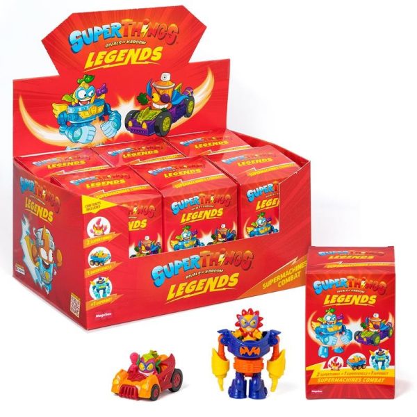 DISPLAY 6 SUPERMACHINES SUPERTHINGS LEGENDS