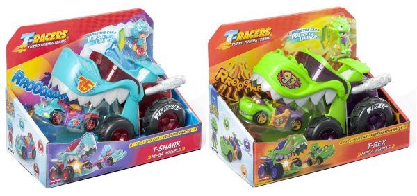 T-RACERS MEGA WHEELS T-SHARK & T-REX - Image 4