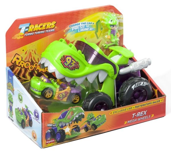 T-RACERS MEGA WHEELS T-SHARK & T-REX - Image 5