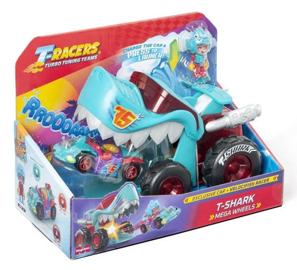 T-RACERS MEGA WHEELS T-SHARK & T-REX - Image 6