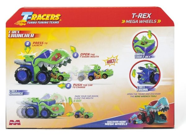 T-RACERS MEGA WHEELS T-SHARK & T-REX - Image 7