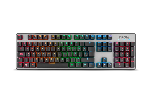 TECLADO GAMING KROM KERNEL USB RETROILUMINADO MECANICO NEGRO