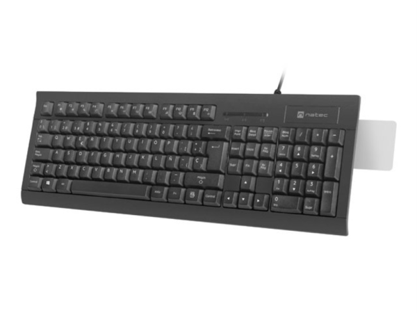 TECLADO NATEC MORAY CON LECTOR DE TARJETAS INTELIGENTES 105 TECLAS