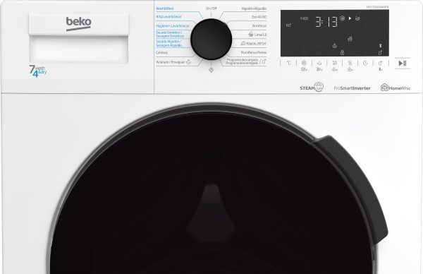 LAVASECADORA BEKO HTV7716DSWBTR 7KG/4KG 1400RPM D BLUETOOTH - Image 4