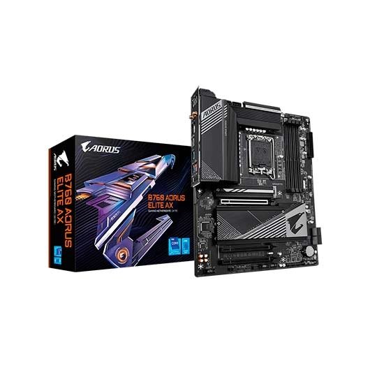 Placa base gigabyte 1700 b760 aorus elite ax atx - 4x ddr5 - 4x sata3 - 4x usb 3.2 - 1x usb tipo c - 4x usb 2.0