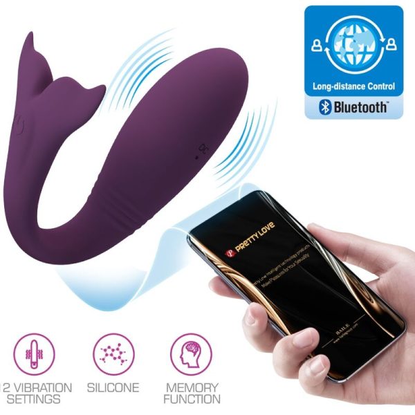 PRETTY LOVE - JAYLEEN VIBRADOR APP CONTROLE REMOTO ROXO - Image 9