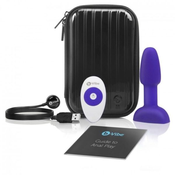 B-VIBE RIMMING CONTROL REMOTO ANAL PLUG  PETITE  LILA - Image 2