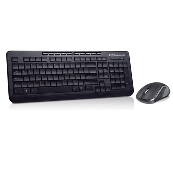 Combo phoenix key wireless español qwerty inalambrico receptor usb