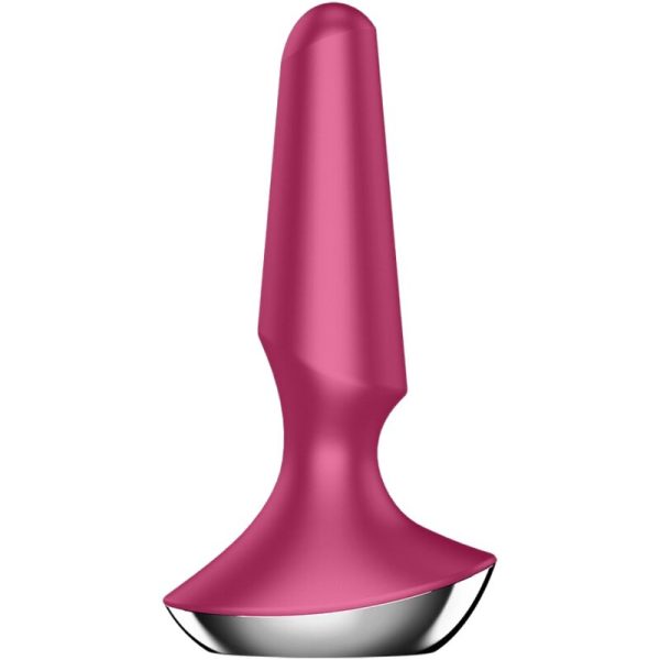 SATISFYER PLUG ILICIOUS 2 PLUG VIBRATOR - BERRY - Image 3