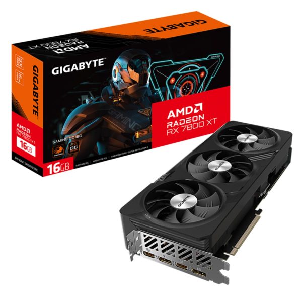 Tarjeta grafica gigabyte radeon rx7800xt gaming oc 16gb gddr6