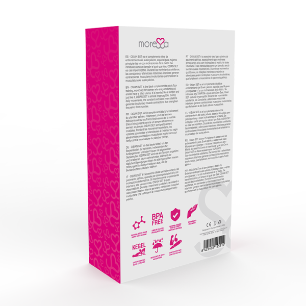 CONJUNTO MORESSA OSIAN PREMIUM SILICONE ROSA - Image 2