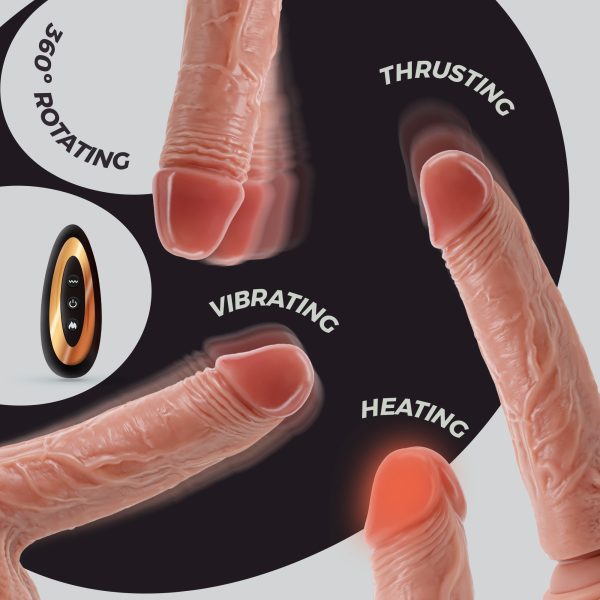 VIBRADOR DE SILICONE LÍQUIDO INVIKTUS VIBE 7,5 CRUSHIOUS PELE - Image 9