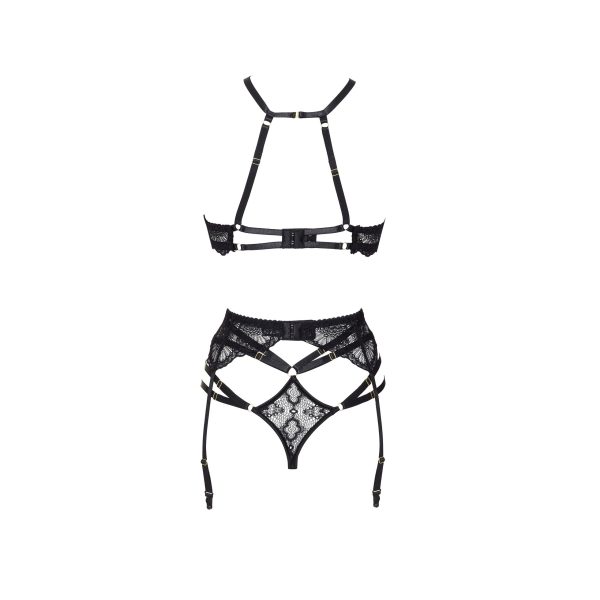 CONJUNTO DE 2 PEÇAS NATASHA PRETO BEAUTY NIGHT FASHION - Image 9
