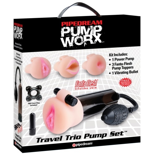 KIT TRAVEL TRIO PUMP SET PUMP WORX - Image 3
