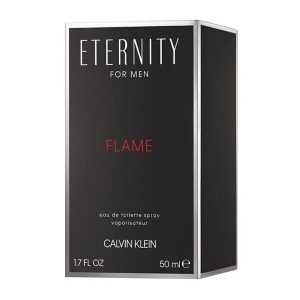 CALVIN KLEIN ETERNITY FLAME EAU DE TOILETTE FOR MEN 50ML VAPORIZADOR