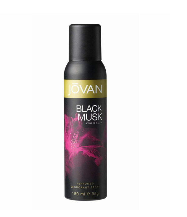 JOVAN BLACK MUSK DESODORANTE 150ML